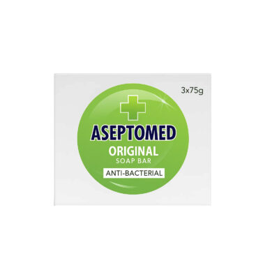 Aseptomed Original Soap Bar 3x75g - Image 2