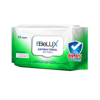 Belux Anti Bacterial Wipes 72 Pack