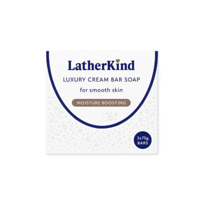 Latherkind Luxury Cream Bar Soap 3x75g - Image 2