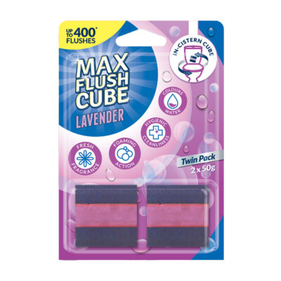 Max Flush Cube 2x50g - Lavender