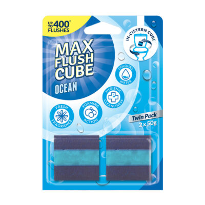 Max Flush Cube 2x50g - Ocean