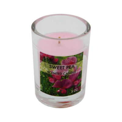 Scented Candle 3oz - Sweet Pea