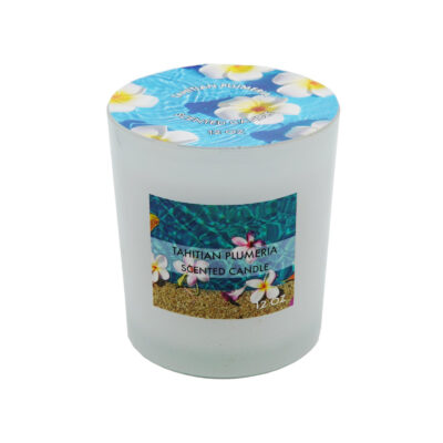 Scented Candle 12oz - Tahitian Plumerian