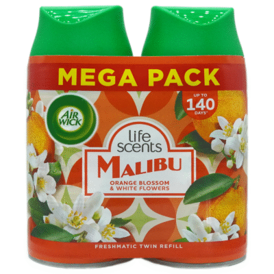 Airwick - Life Scents - Malibu Orange Blossom & White Flowers - Freshmatic Twin Refill - 250ml