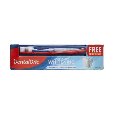 DentalOne 100ml Toothpaste & Toothbrush - Whitening