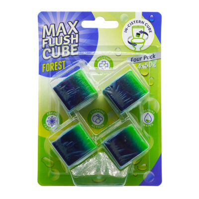 Max Flush Cube 4x50g - Forest