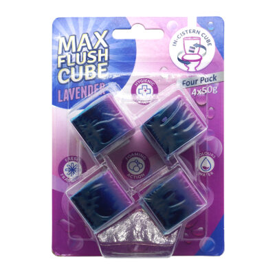 Max Flush Cube 4x50g - Lavender