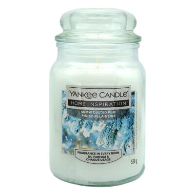 Yankee Home Inspiration Large Jar 538g - Snow Dusted Pine